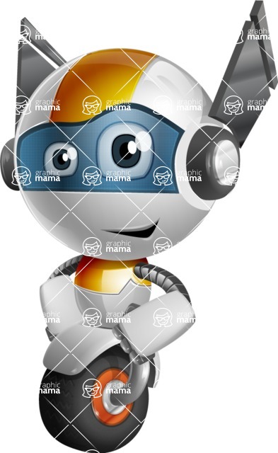 Cute robot cartoon character - 112 stock vector images - Cute robot cartoon character waiting - stock vector graphic image